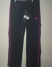 Kutting Weight (KW) Women's Pants Large Sauna Neoprene Heat Apparel Black Pink