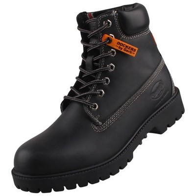 Dockers by Gerli Herren Leder Stiefel Boot Schwarz 53AX001-400100