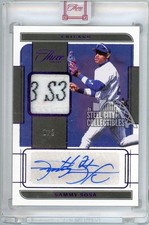 Sammy Sosa 2022 Panini Three & Two Tag Patch Autograph Card #AJ-SS 1/2