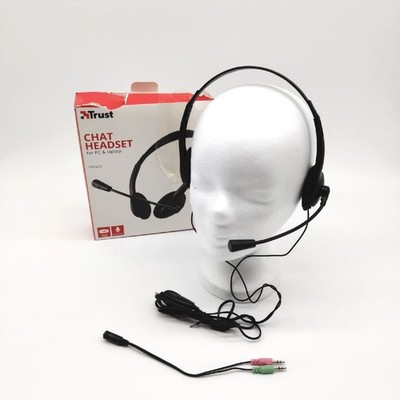 Trust Headset Computerzubehör Primo Chat Schwarz Komfortables Design Mikrofon un