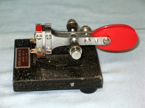 BROWN BROS ~ MODEL# BTL-A ~ IAMBIC CODE PADDLE ~