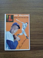 1954 topps Ted Williams #1 ( nice copy )
