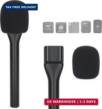 Interview Mic Handheld Adapter for Wireless Lavalier, Compatible with Rode Wirel