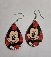 Mickey Mouse Earrings w/ Hypoallergenic Hooks