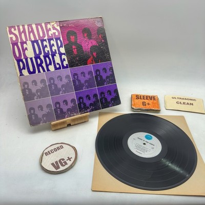 Deep Purple- Shades Of Deep Purple VG+/G+ Ultrasonic Clean 1968 Vinyl Record