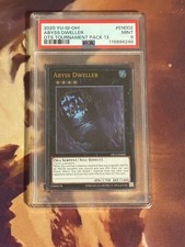 2020 Yugioh OP13-EN002 Abyss Dweller Ultimate Rare PSA 9