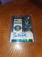 2019-20 Panini Contenders Tacko Fall Rookie Ticket Cracked Ice Auto RC SP #20/25
