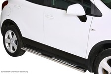 Schwellerrohre Design für OPEL Mokka & Mokka X Edelstahl