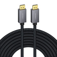 DisplayPort Cable 25ft/7.5M Long DP to DP Cord 4K 60Hz Braided High Speed