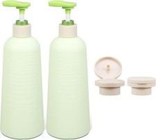 16.9oz Travel Shampoo Bottle with Flip Cap, Refillable Plastic Pump Bottles Disp