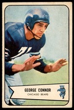 1954 Bowman #116 GEORGE CONNOR  Chicago Bears  VGEX (Faint wrinkles)