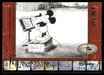 Mickey Mouse 2004 Filmography Disney Treasures Card #8 (NM)