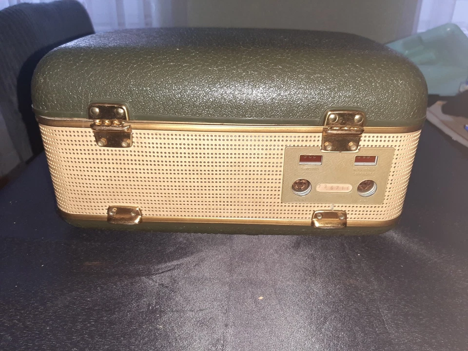 Tonband Telefunken mit Mikrofon 60er Jahre defekt - Bild 2 von 4