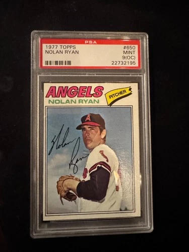 1977 Topps - Nolan Ryan #650. PSA 9 (OC)