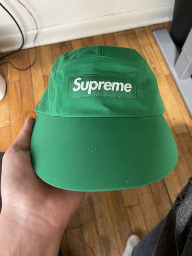 Casquette de camp longue Bill Gore tex verte suprême homme taille moyenne/grande