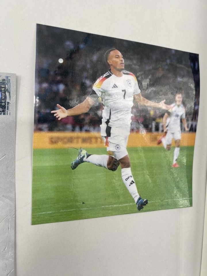 Captain's Armband Jamie Leweling Signed In Frame Germany Autograph ...