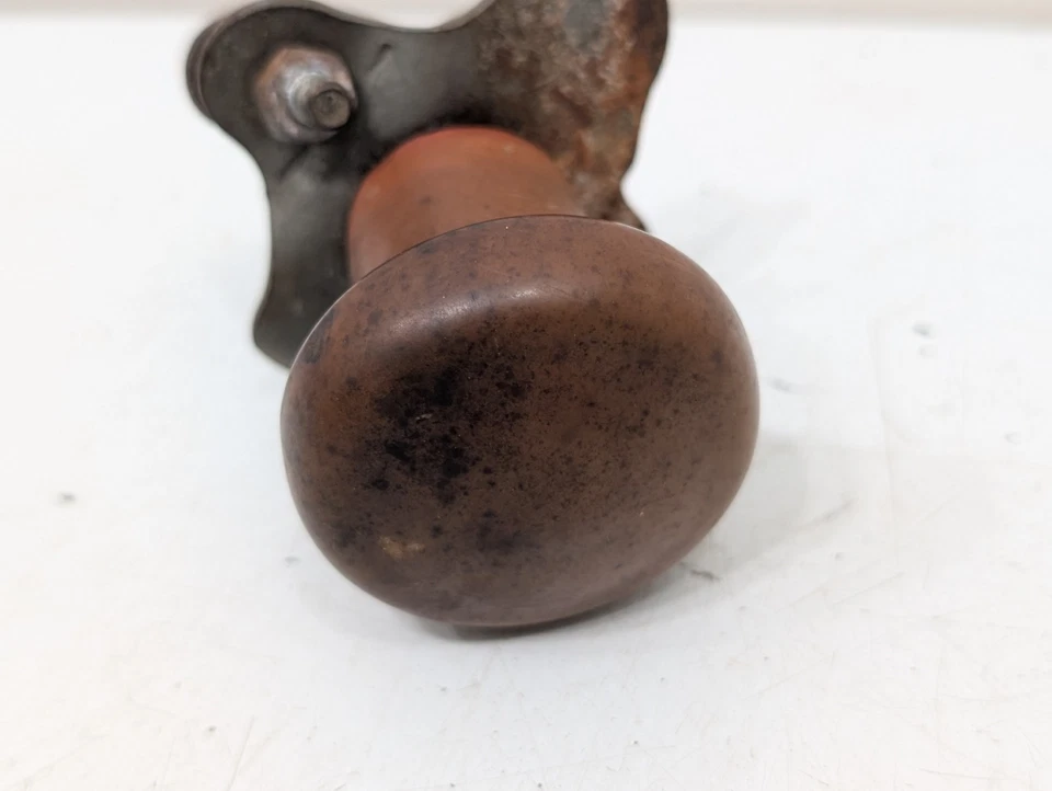 ACCESORIO DE COLECCIÓN PERILLA DE DIRECCIÓN SUICIDA RECUBIERTA DE GOMA - TRACTOR, Rat Rod Hot Rod Foto 4 de 4