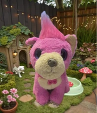 Little Live Pets Scruff-a-Luvs Cutie Cuts Pink Dog Plush Stuffed Animal 8"