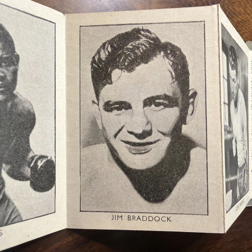 1935 Amalgamated Press Joe Louis RC With James Braddock Full Book Booklet - Image 4 of 4