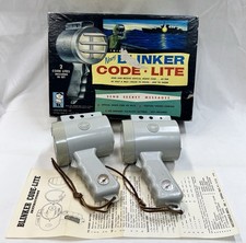 1965 Hasbro Navy Blinker Code Light Set Boxed Complete Working 