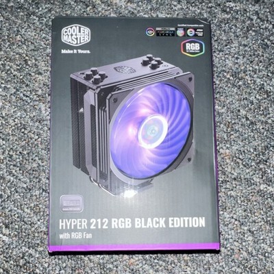 Cooler Master Hyper 212 RGB Black Edition CPU Fan 120mm