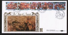 Great Britain 1988 Spanish Armada Benham 22 carat gold Cover No. 111 of 775
