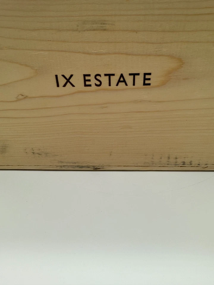 Colgin IX Estate 2007 vino tinto Napa Valley caja de vino vacía 6 botellas Foto 4 de 4
