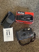 Vivitar PS45PDB Dataprint 35mm Film Camera With Box Instructions Carry Bag