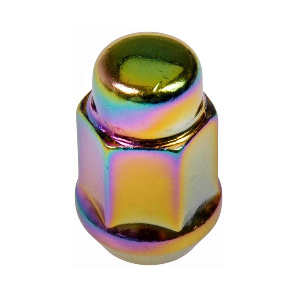 For Ford GT 2005 2006 Acorn Nut Lock Set | Steel | Neo-Chrome | Fine Thread