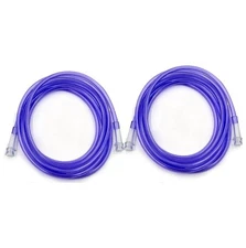 ResOne 2pk 25Ft Oxygen Supply Tubing - standart Connectors, R1_25Ft, Purple