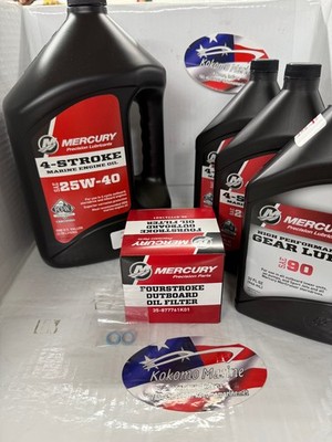 Mercury OEM Season Kit 150 HP  Oil, Filter, Gear Lube, and Seals