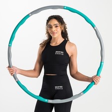 Weighted Hula Hoop Adjustable Padded Fitness Exercise 1.2kg 98cm Core Balance