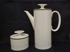 Jolie Cafetière Et Sucrier En Porcelaine Thomas  Germany Vintage Années 70