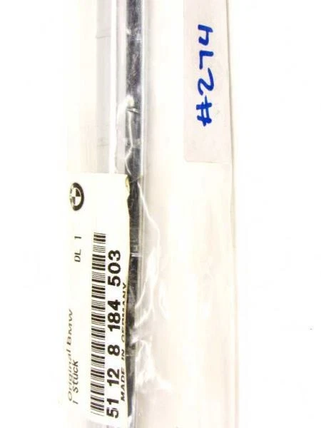 Tira de moldura cromada para parachoques trasero 51128184503 se adapta a 97-00 BMW E39 serie 5 genuina Foto 2 de 4