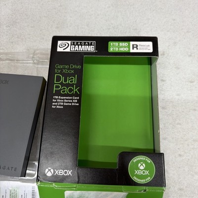 Seagate Game Drive Dual Pack 1TB SSD and 2TB HDD for Xbox Series X
