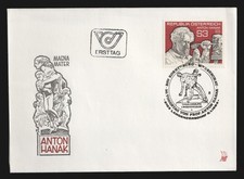 1984 Austria Anton Hanak Sculpture FDC. Langenzersdorf First Day Cover