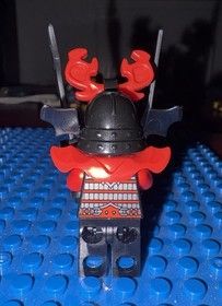 LEGO Ninjago Minifig - Stone Army Warrior Red Face - njo0075