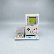 Gameboy Original DMG Console And x5 Cart Display Stand