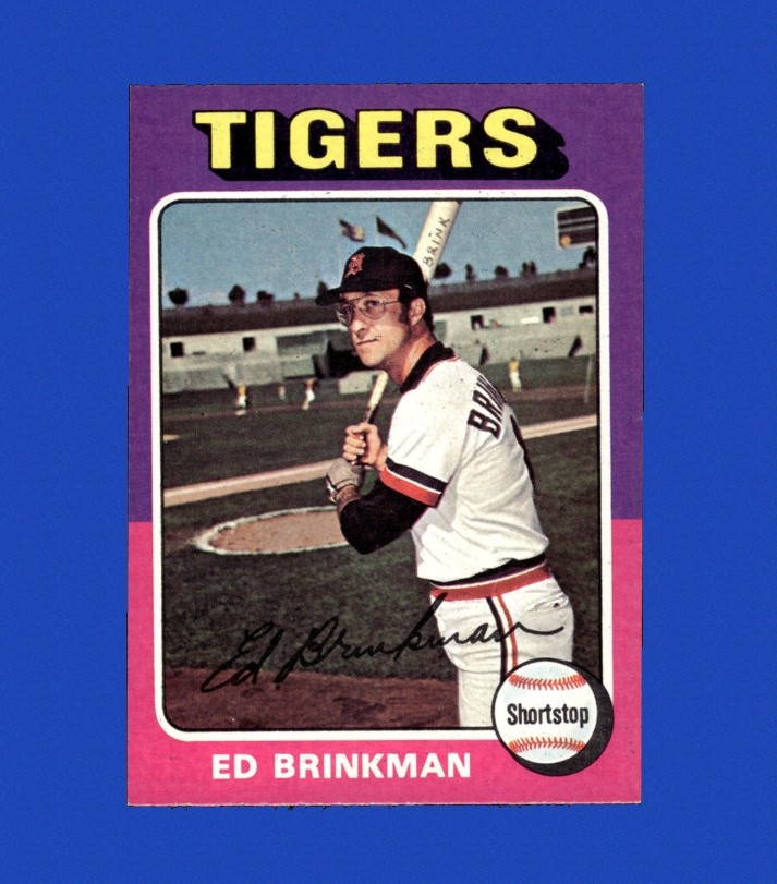 1975 Topps Mini Set-Break #439 Ed Brinkman NM-MT OR BETTER *GMCARDS*