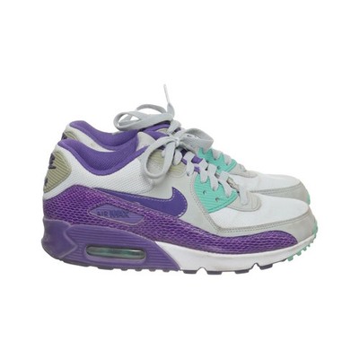 Nike, Sneaker, Größe: 38 1/2, Air Max 90, Grau/Lila/Grün, Damen #ioy