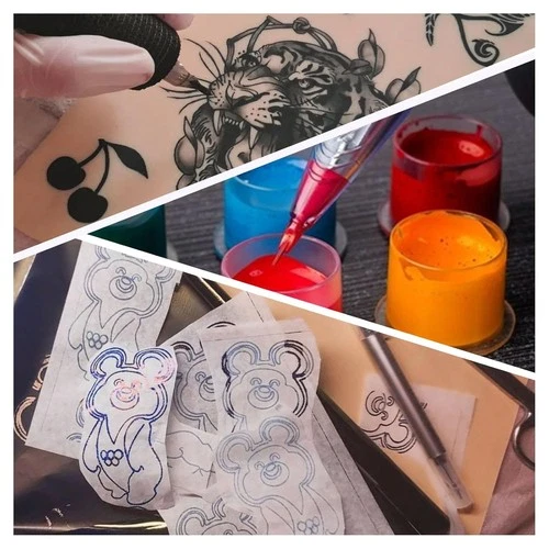 85PCS Tattoo Skin Kit - Usiriy Practice Fake 85Pcs  image 7