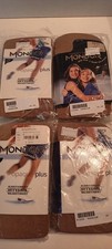 MONDOR ICE FIGURE SKATING TIGHTS FOOTLESS MODEL 3373 SIZE Small Suntan 4pc Lot