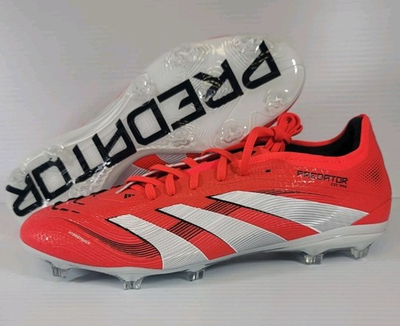 #ad #ad Adidas Predator Pro FG Red White Soccer Cleats Mens 11.5 ID3856 New $97.46