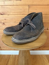 Clarks 15522 Brown Distressed Leather Chukka Boots Men's US 12