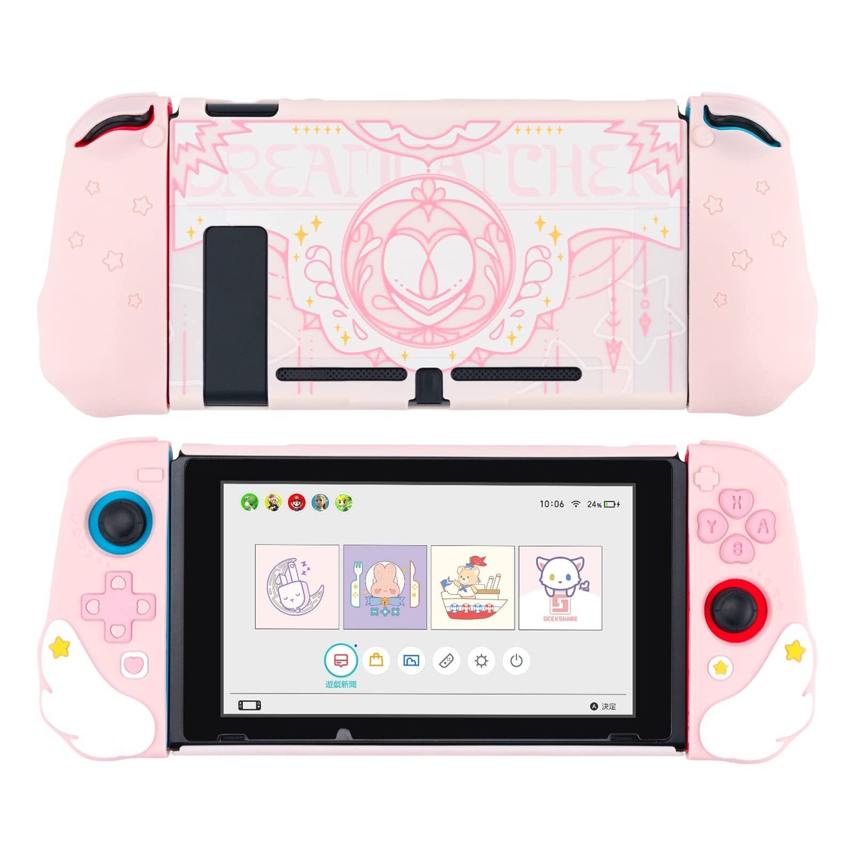 GeekShare Protective Case for Nintendo Switch and Joy Con