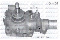 Dolz Wasserpumpe KüHlmittelpumpe FüR Iveco Daily II Pritsche/Fahrgestell