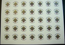 Full Color Labels Custom Printed 1" Round 1000 Business Stickers White Removable