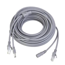 15M/50ft Ethernet Cable Cat5e Network LAN/Power Extension Cord for CCTV