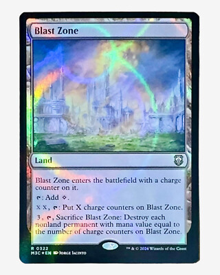 MTG | Blast Zone | Modern Horizons 3 | Ripple Foil | NM | EN