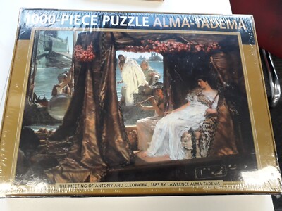Jigsaw Art Puzzle New Alma-Tadema 1000 piece The meeting of Antony and Cleopatra